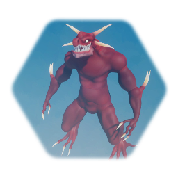 Fierce Red Dragon Humanoid v6 (Remixable, WIP)
