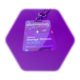 Domigo McDuck's #DreamsCom21 Lanyard