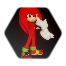 Knuckles The Echidna      (CGI Movie Model)