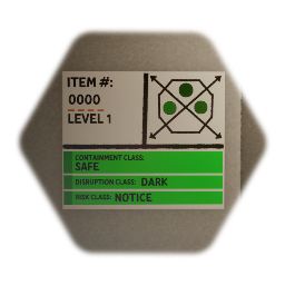 SCP Classification Sign