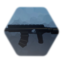 Low Poly Assault Rifle