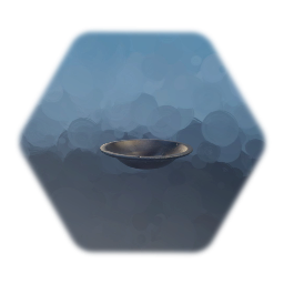 Small Dirty Metal Bowl