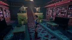 Resident Evil roomdesign: Library