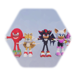 Game Accurate Sonic Movie Models