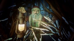Saint Nicholas walk in the woods