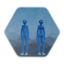 Dragon characters bases (male and female)