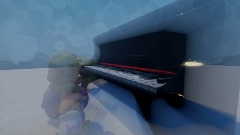 Wario plays the piano
