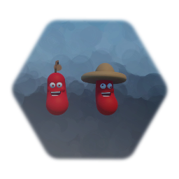 Chili bean bomb and sombrero bean bomb