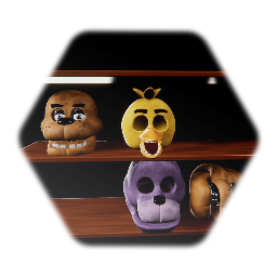 Fnaf 1-Parts And Service Shelf but use acurate models