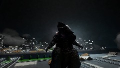 Godzilla 2014/2019/2021 Destroys A City