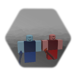 Roblox block tales red & blue noobs