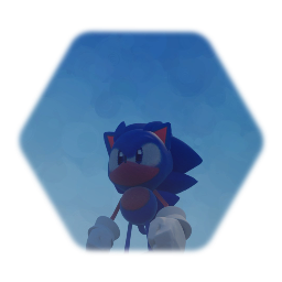 Sonic CD Sonic without elements