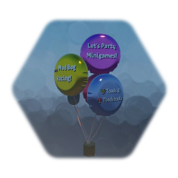 Let's Party Minigames Animated  Balloons
