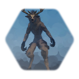 Skinwalker (Yee naaldlooshii) [Deer pelt]
