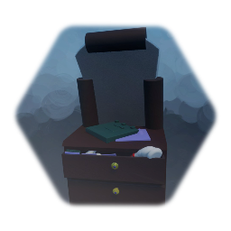 Rustic Dresser w/ mirror (Roxas4rox)