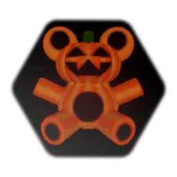 Spooky Pumpkin Bear
