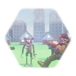 Springbonnie frickin shoots freddy fazbear