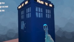 Doctor who Tardis and 10th doctor