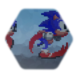 2D Sonic Running Sprites