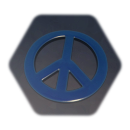 Peace Sign 5 - Metal