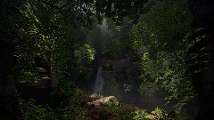 Remastered Lush Gorge Falls