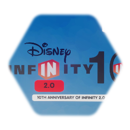 Disney Infinity 10 Years of 2.0 (2024) & 3.0 (2025) logo