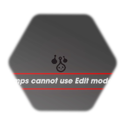 Disabled Edit Mode Zone