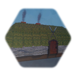 Viking Long House (w/ Interior)