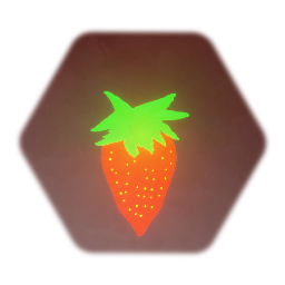 Strawberry of light paint