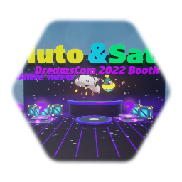 Pluto and Saturn DreamsCom 22 booth