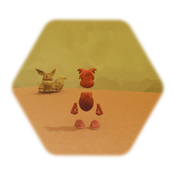 Rayman meets an eevee