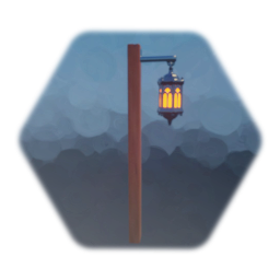 Gothic Lantern with post