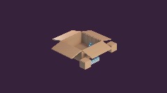 Small Low Cardboard Box