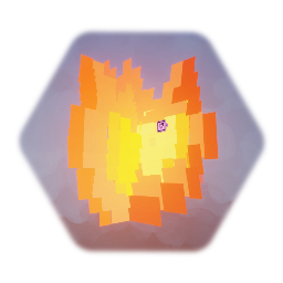 Pixelated fire