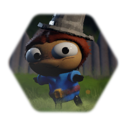 Ñuñeco sombrero de copa