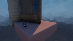 They thought  they closed the secret cat door...