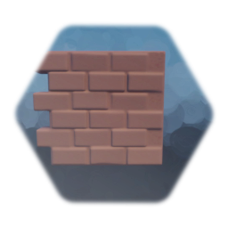 Brick Wall Part - basic unpainted (Optimised)