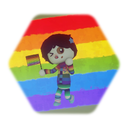 Np ( Npartwork) Pride month raincoat outfit
