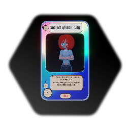 DREAM FIGHTERS - Subject Epsilon: 'Lily' (Ally Card Concept)