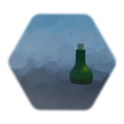 Potion bottle green