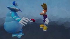 Rayman Accidentally Punches Globox