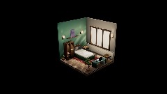 Isometric home scene