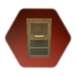 Reinforced metal door