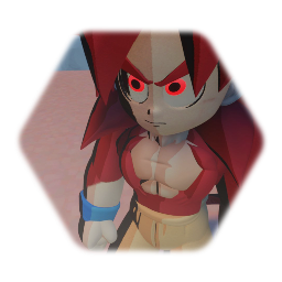 Mini Daima Goku (Super Saiyan 4)