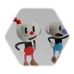 Cuphead and Mugman