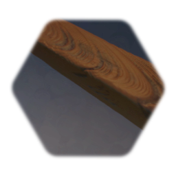 Textured Multi-Colored Wooden Plank