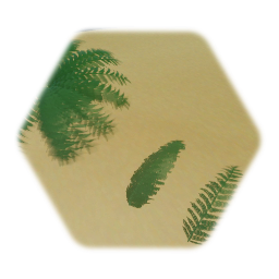 Fern, palm leaves
