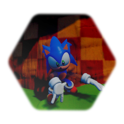 sonic the hedgehog sonic heroes style model