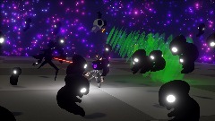 Aiden and momo fighting the roaring knight