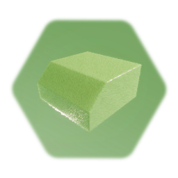 Angled Grass Cube Block